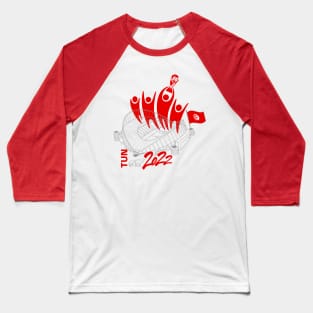Tunisia World Cup Soccer 2022 Baseball T-Shirt